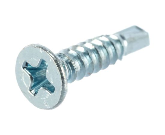 Оконный саморез Госкреп, белый, сверло 3,9х19 40 шт., подвес 1-0021740 – изображение 3