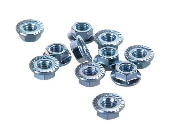 Фланцевая гайка с зубцами ЕВРОПАРТНЕР DIN6923 Zn M5 20шт. 12 0457 1 – изображение 3