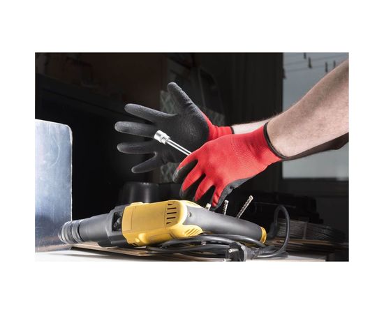 Нейлоновые рабочие перчатки с рельефным латексным обливом БЕРТА 280 – изображение 4