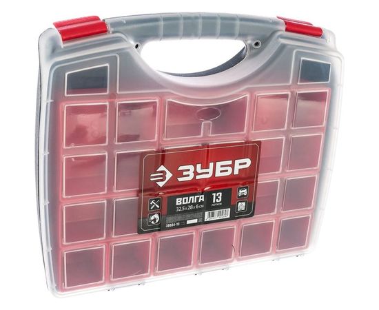 Органайзер со съемными лотками ЗУБР ВОЛГА-13 38034-13 – изображение 5