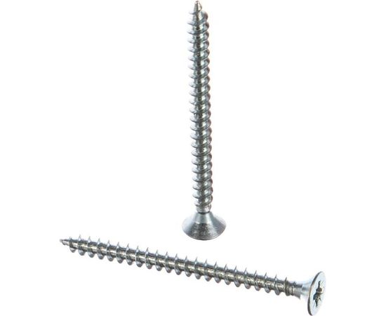 Саморез КРЕП-КОМП белый цинк POZY 4х50 500шт бд450ф 