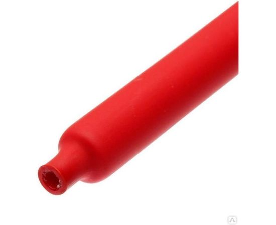 Термоусадочная клеевая трубка КВТ, ТТК-9/3 красная 67234 