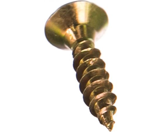 Шуруп Качественный КРЕПЕЖ желтый цинк 3.5x16, 600 шт. 0300435 КЧ 