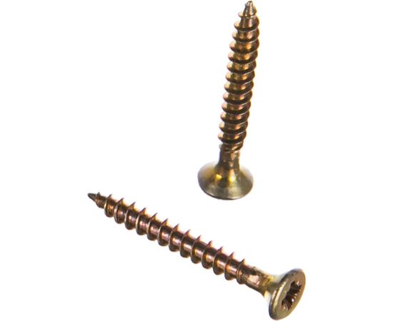 Универсальные шурупы Профикреп жёлтый цинк 3,0х25 200 шт 111207 