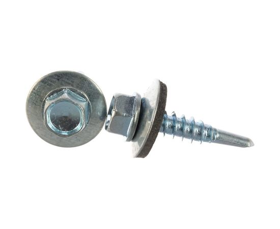 Кровельный саморез Качественный крепеж 5,5х25 цинк 150 шт 0500183 КЧ 