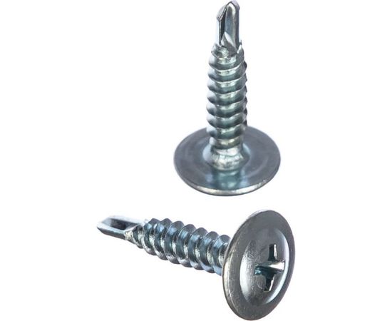 Саморез с прессшайбой Качественный Крепеж 4,2х19 сверло 220 шт 0200345 КЧ 