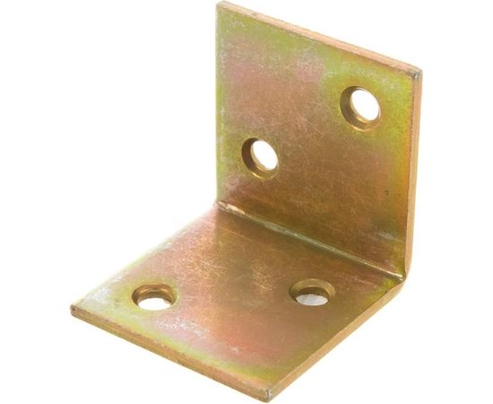 Мебельный уголок ЗУБР широкий УМШ-2.0 30х30х30 х 2мм желтый цинк 31033-30 – изображение 3