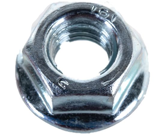 Шестигранные гайки с фланцем Профикреп 6923 Zn, пакет, М8 4 шт 113001 – изображение 4