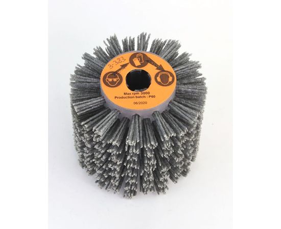 Щетка (110х100х19 мм; +4 паза; P60; полимерный ворс) ОСБОРН 3-383 FEL110100P60PGR – изображение 4