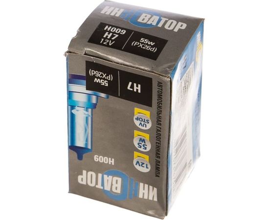 Автолампа ИННОВАТОР H7 12v 55w PX26d H009 – изображение 2