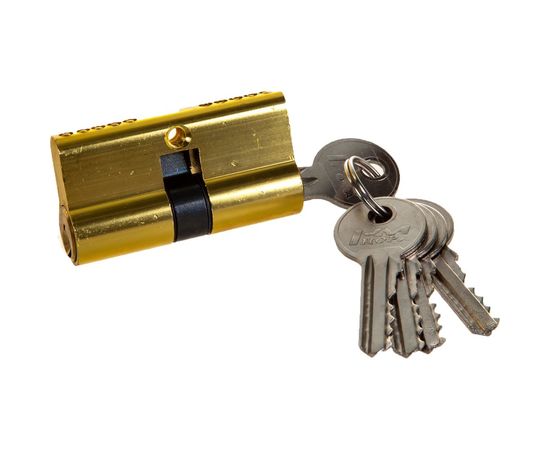 Цилиндровый механизм НОРА-М ЕСО AL Л-60 30-30 латунь 15200 – изображение 4