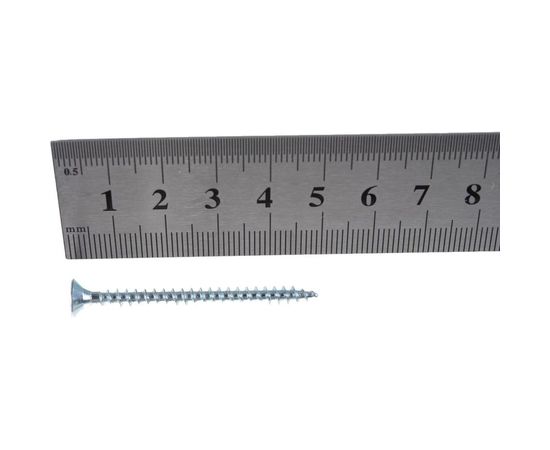 Саморез КРЕП-КОМП белый цинк POZY 4х50 500шт бд450ф – изображение 2