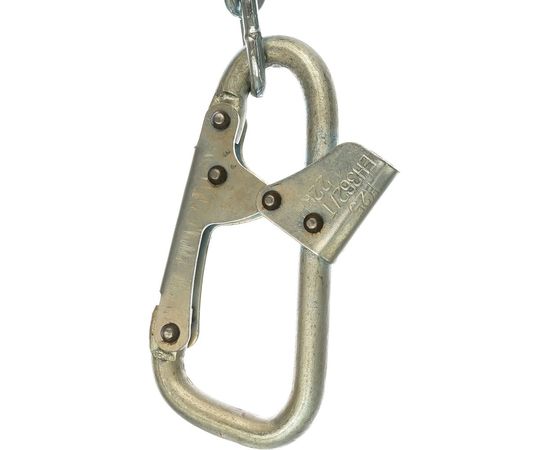 Строп из цепи с амортизатором, монтажным и соединительным карабином ПРОГРЕСС СЕФЕТИ Строп аГ+Кс – изображение 2