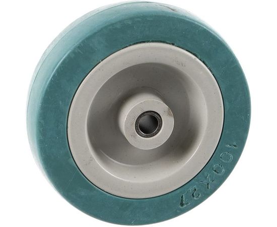 Колесо (100 мм; г/п 65 кг; резина/полипропилен) ЗУБР 30956-100 – изображение 3