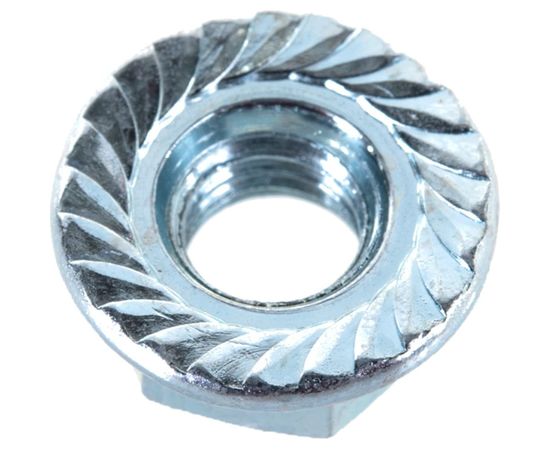 Шестигранные гайки с фланцем Профикреп 6923 Zn, пакет, М8 4 шт 113001 – изображение 3