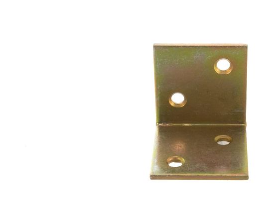 Мебельный уголок ЗУБР широкий УМШ-2.0 30х30х30 х 2мм желтый цинк 31033-30 – изображение 2