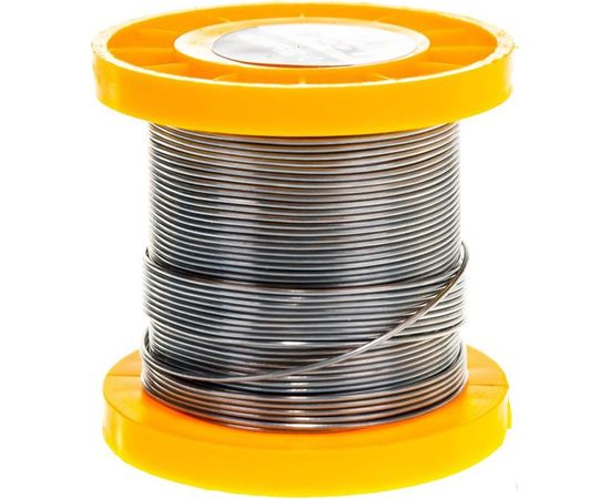 Припой ПОС 61 (0.8 мм; 100 г; трубка с канифолью) Зубр 55450-100-08C – изображение 3