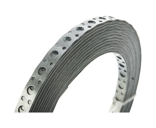 Перфорированная вентиляционная лента ЗУБР прямая ПВЛ 12х0.5мм 25м 310247-12-05 – изображение 3