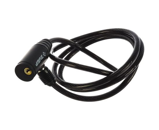 Тросовый замок Зубр Стандарт 2 ключа в комплекте длина троса 1200 мм d 6 мм 37269-120 – изображение 3