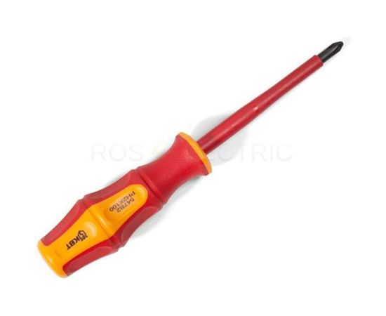 Диэлектрическая отвертка PH2x100 КВТ Профи 78612 – изображение 3