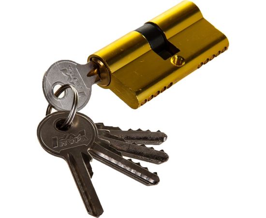 Цилиндровый механизм НОРА-М ЕСО AL Л-60 30-30 латунь 15200 – изображение 2