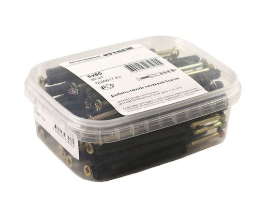 Дюбель-гвоздь Качественный Крепеж потайной бортик 6х60 60 шт 0300617 КЧ – изображение 2