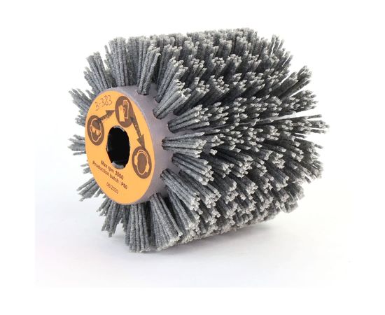 Щетка (110х100х19 мм; +4 паза; P60; полимерный ворс) ОСБОРН 3-383 FEL110100P60PGR – изображение 2