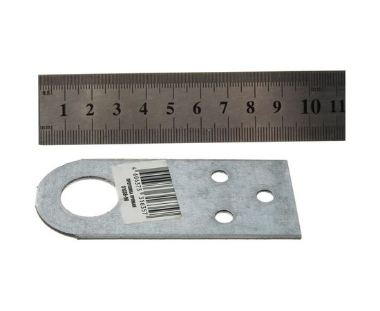 Прямая проушина Зубр ПР-2.0, 90х40х2 мм, 31038-90 – изображение 2