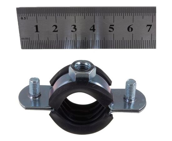 Трубный хомут с гайкой ЗУБР 3/4", 9 штук, оцинкованный 37850-25-29 – изображение 5