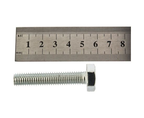 Болт с ш\г Качественный КРЕПЕЖ полная резьба DIN 933 558 10x50 25 шт 0500829 КЧ – изображение 4