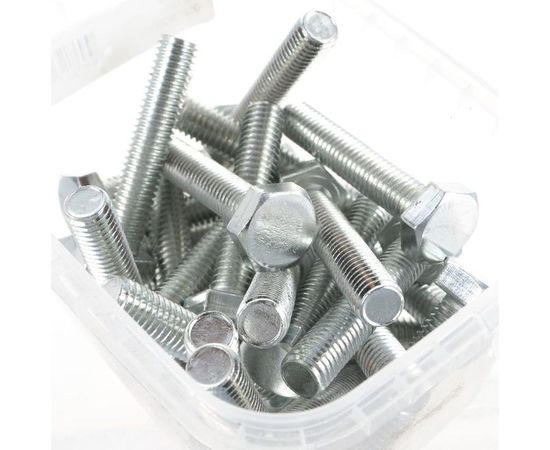 Болт с ш\г Качественный КРЕПЕЖ полная резьба DIN 933 558 10x50 25 шт 0500829 КЧ – изображение 2