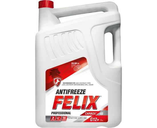 Антифриз FELIX CARBOX-40 G-12, 10 кг, красный 430206020 