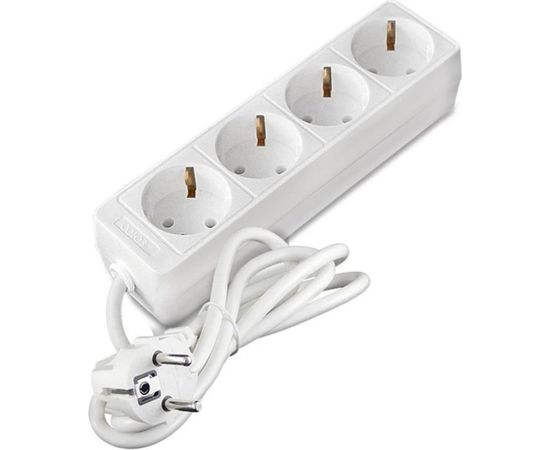 Бытовой удлинитель СОЮЗ ТМ 3500 Вт, с заземлением, 4 гнезда, ПВС, 5м 481S-6405 