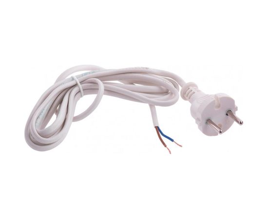 Электрический соединительный шнур для настольной лампы СИБРТЕХ 2,2м, 120Вт, белый, тип V-1 96011 
