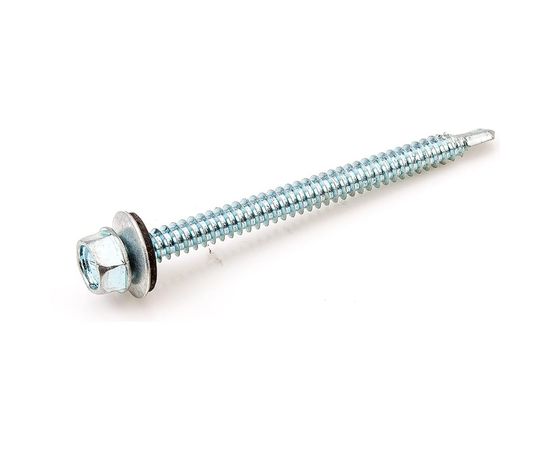 Кровельный саморез Стройметиз 5,5х25 цинк уп. 60 шт. коробка с окном средняя 2070224 