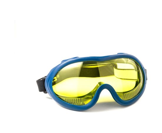 Защитные закрытые очки с непрямой вентиляцией РОСОМЗ ЗН55 SPARK CONTRAST StrongGlass 2-1,2 PC 25557 