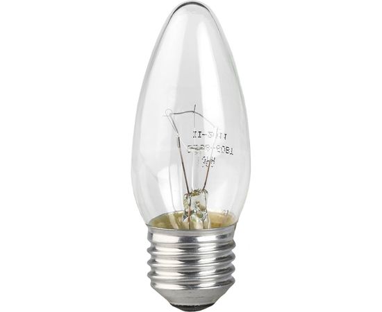 Лампа накаливания ЭРА ДС B36, свечка, 40Вт, 230В, E27, цветная упаковка, 100/7200 Б0039128 