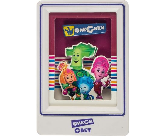 Ночник ЭРА NN611LSPL ФИКСИКИ бордовый Б0016533 