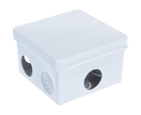 Распаячная коробка ЭРА открытой установки КОР 80х80х50мм с гермовводами 7 вх. IP54 Б0037443 