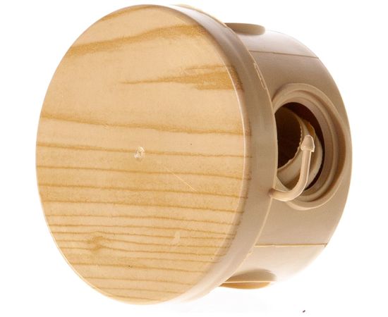 Распаячная коробка ЭРА открытой установки КОР сосна 65х40мм с гермовводами 4 вх. IP54 Б0043231 