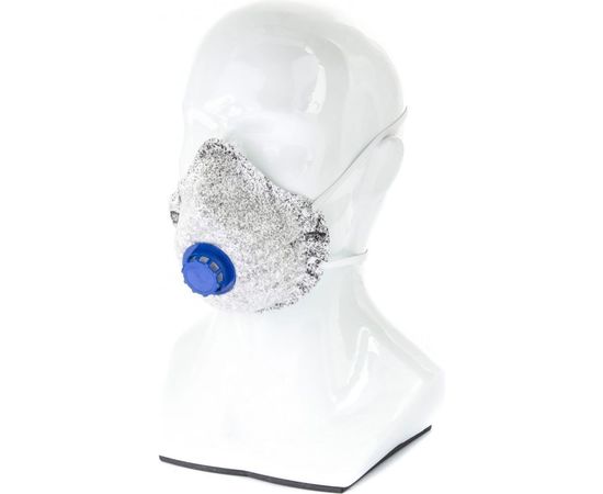 Фильтрующая формованная полумаска Россия с угольным слоем,с клапаном выдоха FFP1 NR 892467 