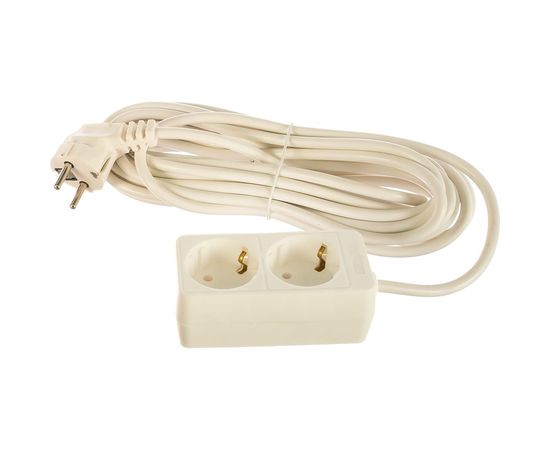 Бытовой удлинитель СОЮЗ ТМ, 3500Вт, с/з, 2гн., ПВС, 7м 481S-6207 