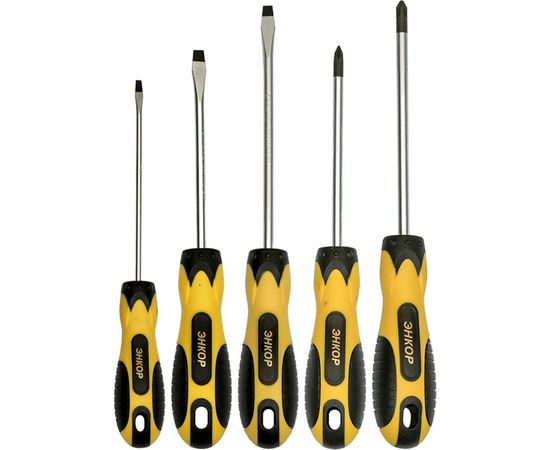 Набор отверток Энкор 5шт 19538 