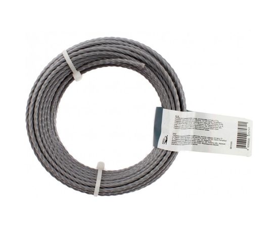 Леска для триммера квадратная витая армированная (2.4 мм; 10 м) СИБРТЕХ 961995 – изображение 4