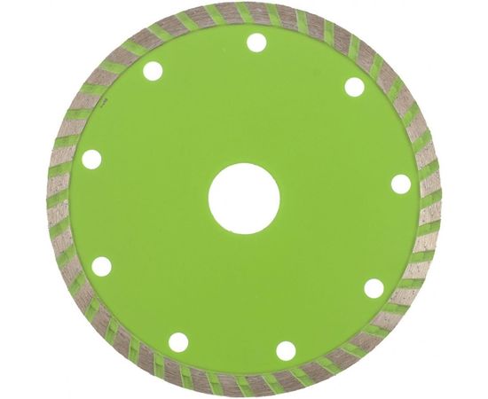 Диск алмазный отрезной Turbo по бетону и кирпичу (125х22.2 мм; 2.3х7 мм) СИБРТЕХ 731317 – изображение 4