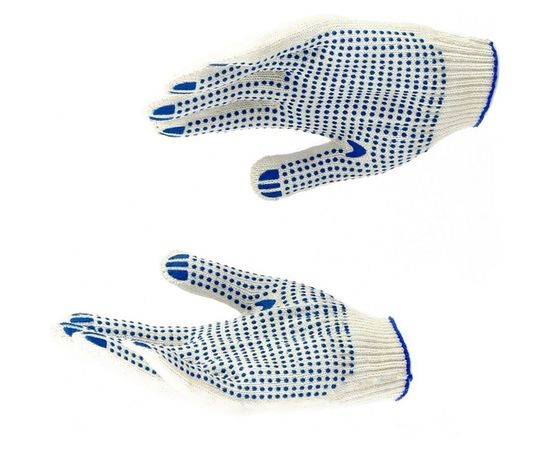 Перчатки Россия х/б, ПВХ-покрытие "Точка", 10 класс, стикер Россия 67702 – изображение 6