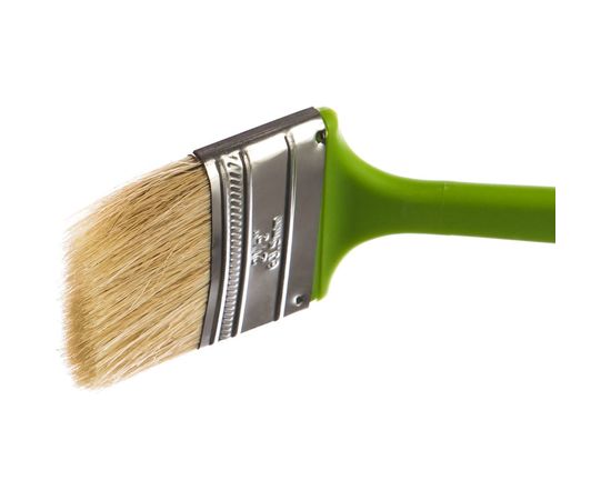 Радиаторная кисть, 63 мм натуральная щетина, пластиковая ручка СИБРТЕХ 83858 – изображение 3