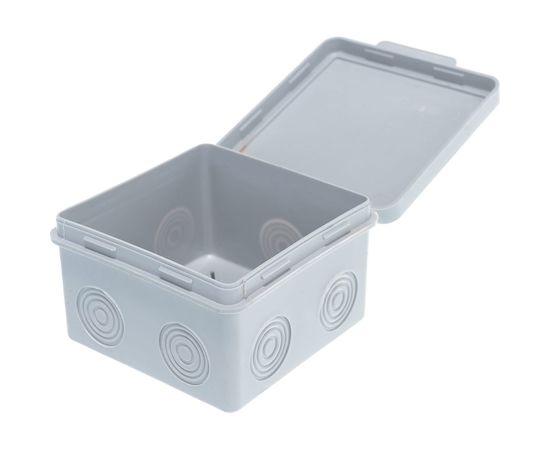 Распаячная коробка ЭРА открытой установки КОР 80х80х50мм без гермовводов 7 вх. IP54 Б0037442 – изображение 4