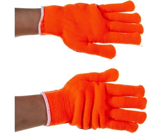 Вязаные полиакрилонитрильные перчатки плюшевого переплетения 10 класс СИБРТЕХ 67768 – изображение 4