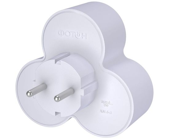 Электрический разветвитель ФОТОН тройник АМ 6-3, 6А 12324 – изображение 2